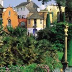 Gekleurde huisjes in Wales